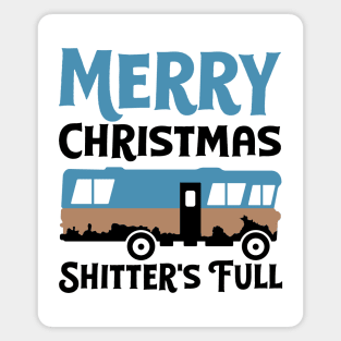 Merry Christmas Shitters Full Ugly Sweater Magnet